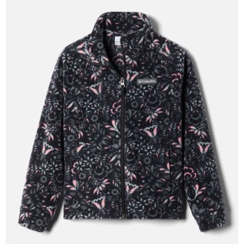 Columbia Jas Meisjes, Benton Springs II Printed Fleece Zwart, 91CEAVZRD